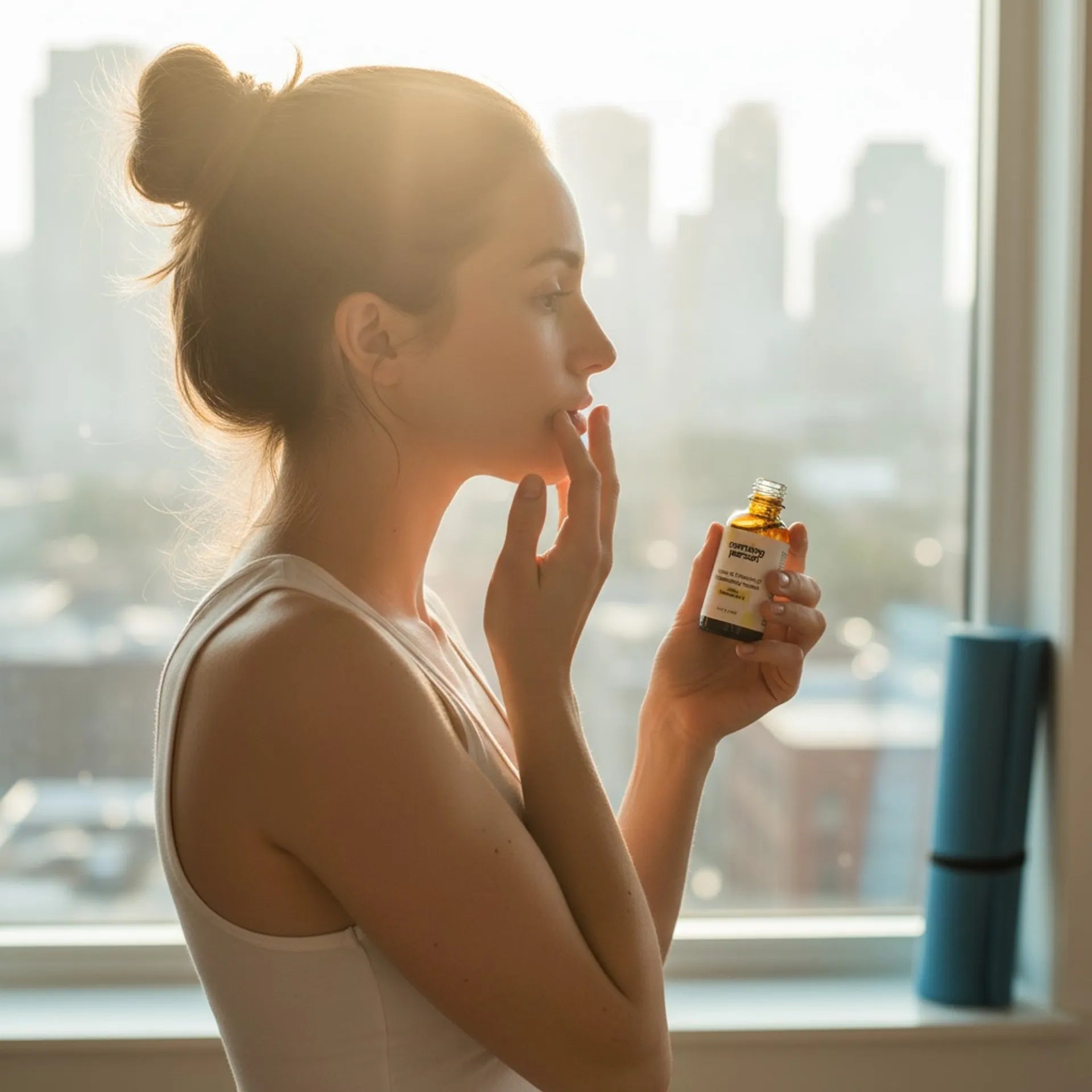 A quick serum boost before the day begins ✨💧